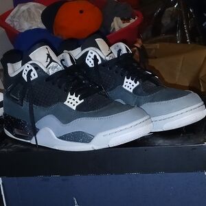 Mens Black and Gray Sneakers